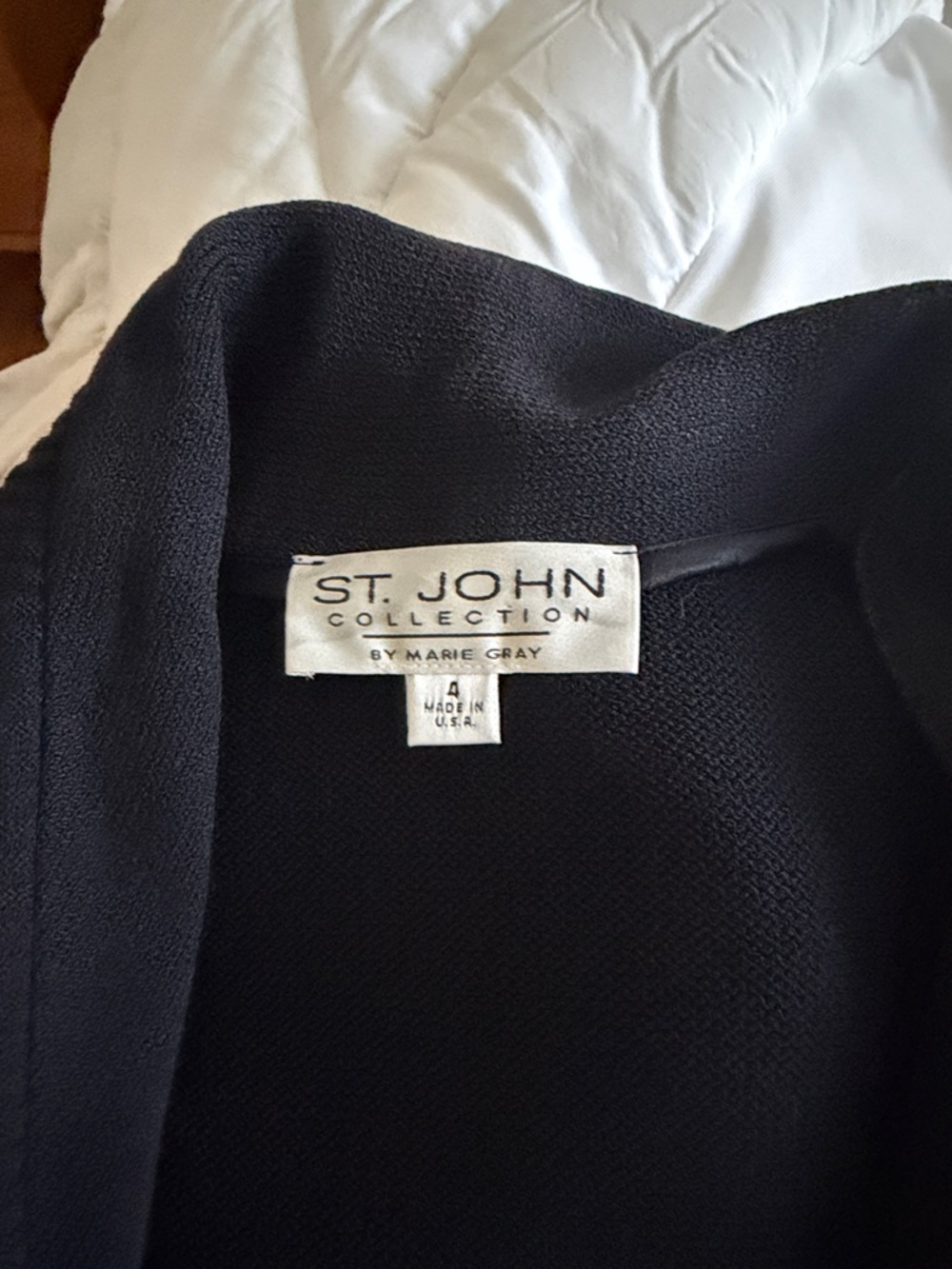 St. John Collection Black Knit Jacket Blazer